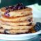 Fluffy Stack of Authentic American Blueberry Pancakes: A Delightful Recipe