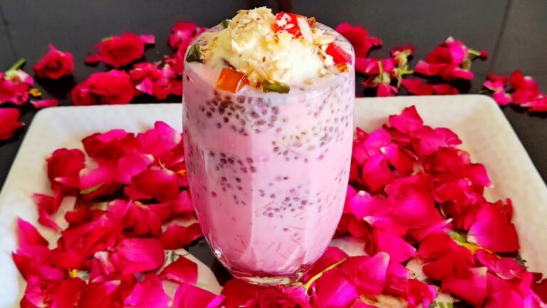 Beat the Heat with this Refreshing Falooda Drink Recipe!