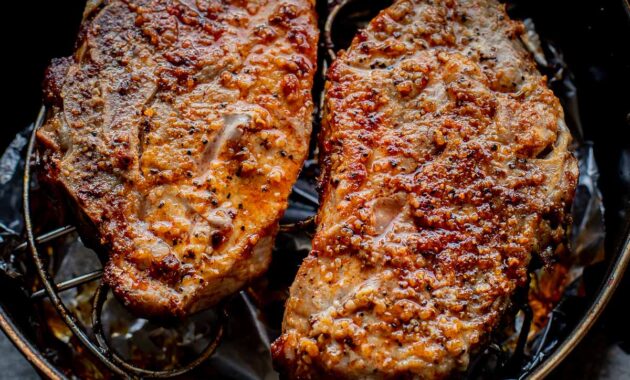Air fryer pork chops recipe let the baking begin!