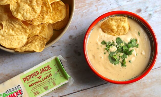 Pepper jack cheese queso recipe the hungry hutch
