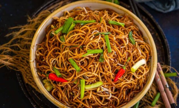 Cantonese pan fried noodles recipe whiskaffair