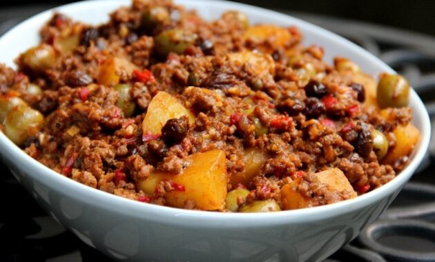 Cuban beef picadillo latin comfort food laylita's recipes