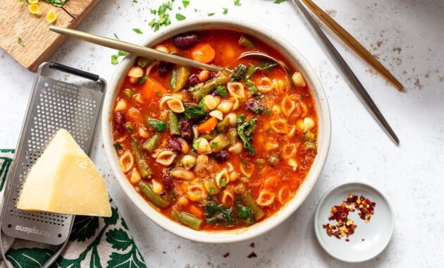 Italian minestrone soup recipe