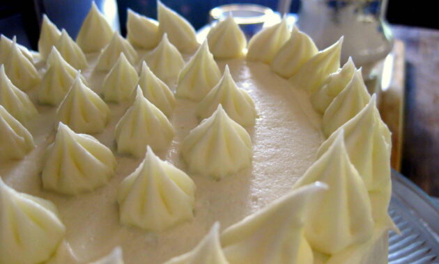 Decadent cream cheese frosting