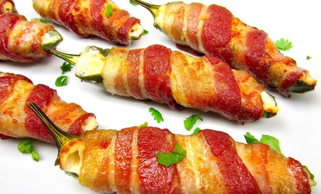 Air fryer bacon wrapped jalapeño poppers keto keto cooking christian