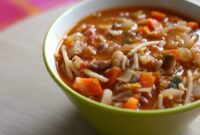 Warm Up with a Bowl of Authentic Italian Minestrone Recipe: A Hearty Vegetable Soup