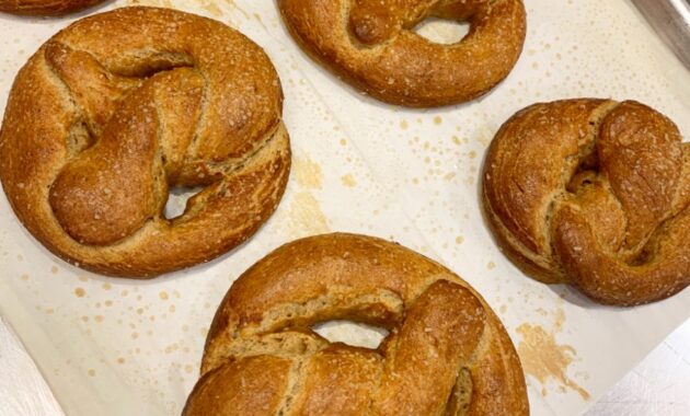 Soft pretzel twists earth touch