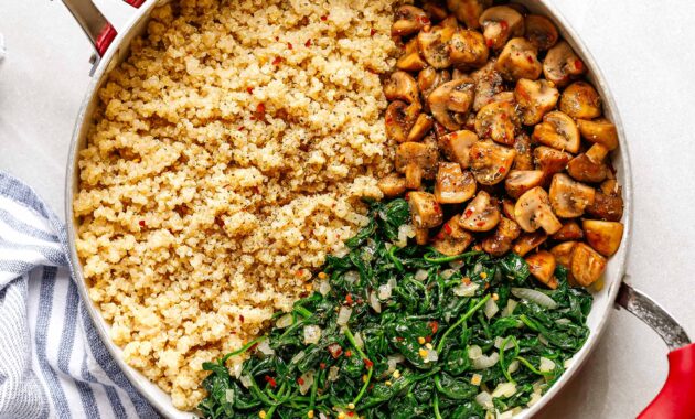 Quinoa recipes with mushrooms