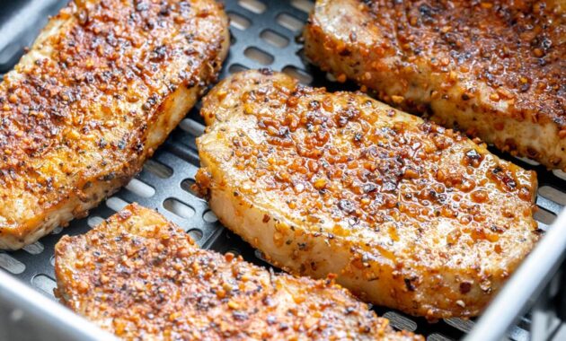 Air fryer pork chops recipe crunchy street