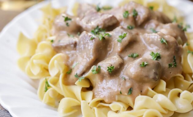 Easy beef stroganoff recipe lil' luna