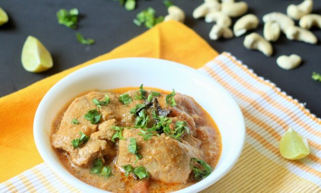Indian chicken korma recipe, hyderabadi, murgh kurma