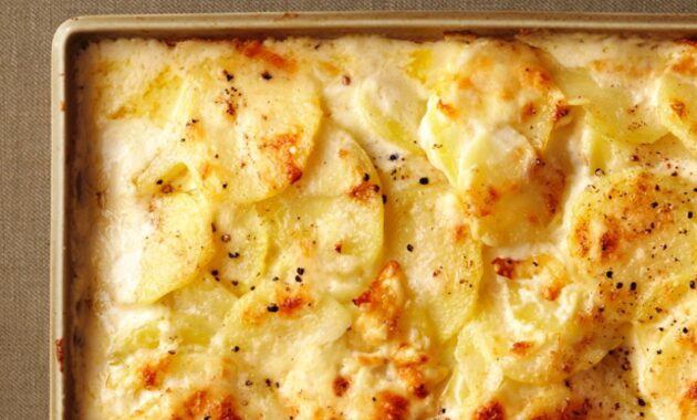 Fourcheese scalloped potatoes recipe food network recipes