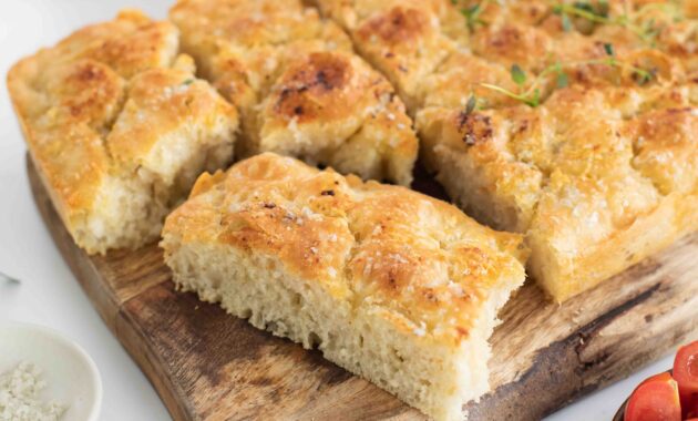 Garlic & parmesan focaccia kitchenaid uk