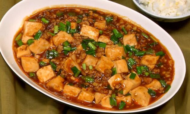 Mapo tofu recipe (chinese sichuan dish with tofu and ground pork