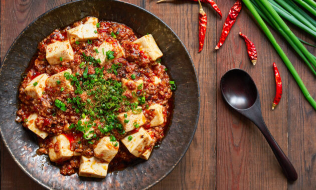 Best mapo tofu recipe (麻婆豆腐) spicy sichuan tofu and pork stirfry