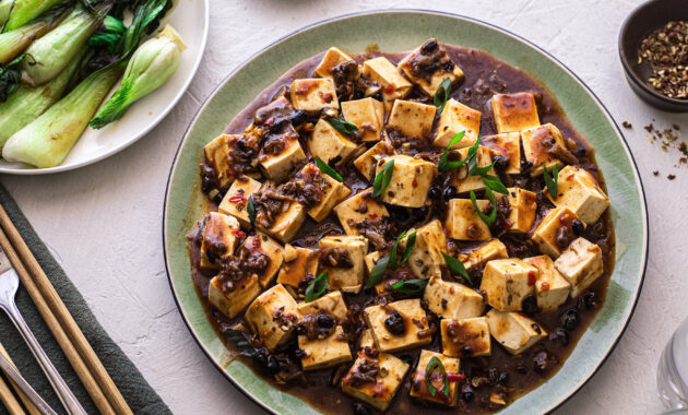Mapo tofu vegan recipe