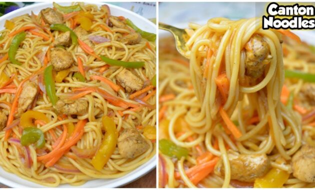 Cantonese noodles pancit canton recipe famous filipino noodles