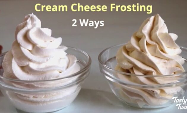 Cream cheese frosting 2 ways cream cheese frosting recipe how to