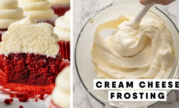 Not too sweet cream cheese frosting recipe! youtube
