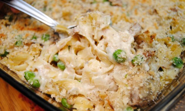 Tuna casserole biscuits 'n crazy