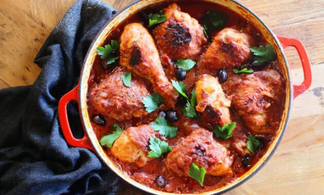 Italian chicken cacciatore recipe (pollo alla cacciatora)