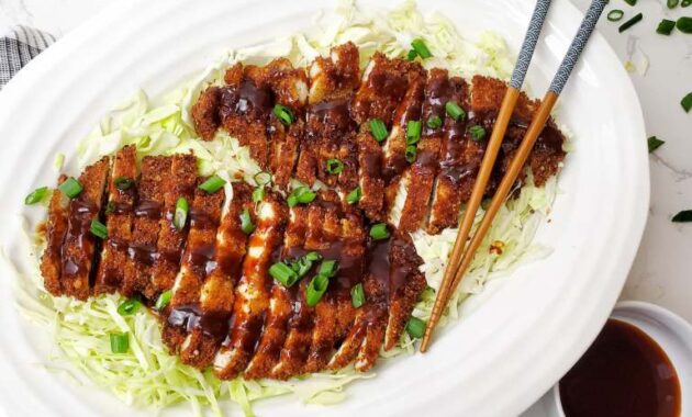 Chicken Katsu with Tonkatsu Sauce She's Got The Cooks