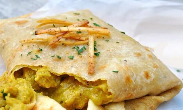 Trinidad Chicken Roti Recipe