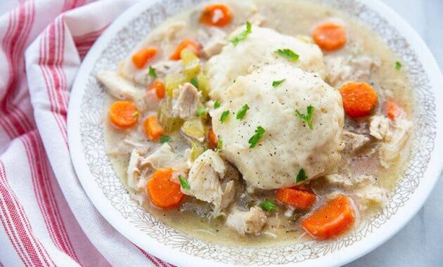 Bisquick™ chicken and dumplings the kitchen magpie