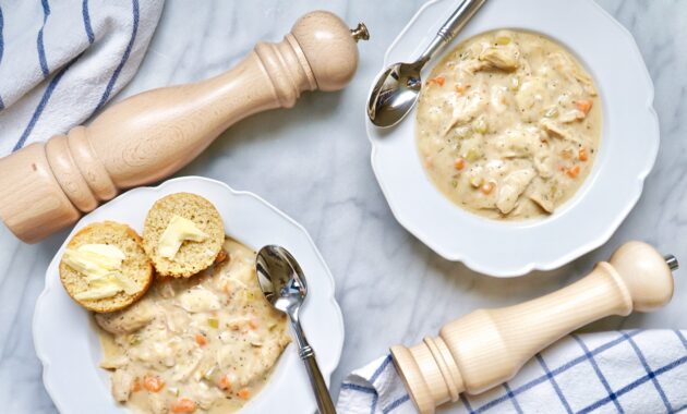 Gluten free chicken and dumplings (cracker barrel style) india from