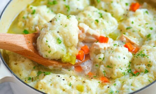 The best chicken and dumplings recipe