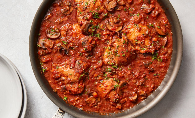 Easy chicken cacciatore recipe