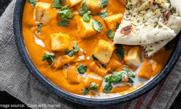 Paneer butter masala recipe taste spread