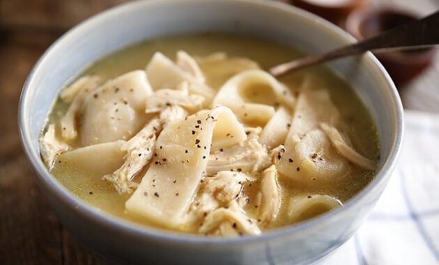 Oldfashioned southern chicken and dumplings southern bite
