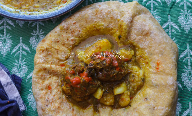 Trinidad Chicken Roti