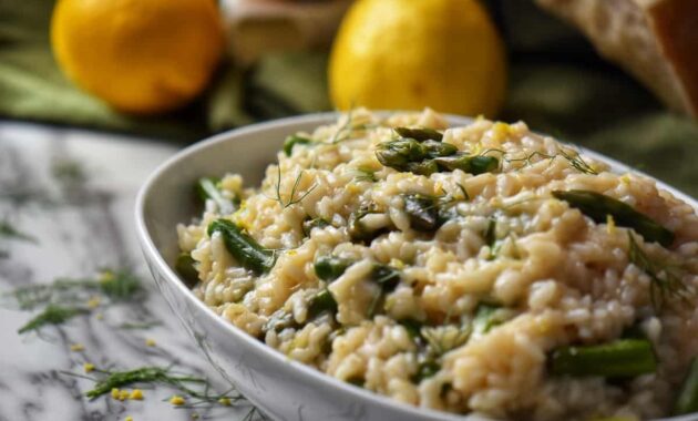 Asparagus Risotto It's Easier Than You Think! She Loves Biscotti