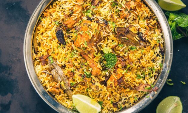 Hyderabadi Chicken Biryani boasts of a beautiful cacophony of flavours