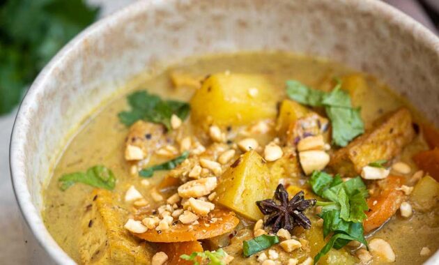 Vegan Massaman Curry with Tofu Recipe Whisk