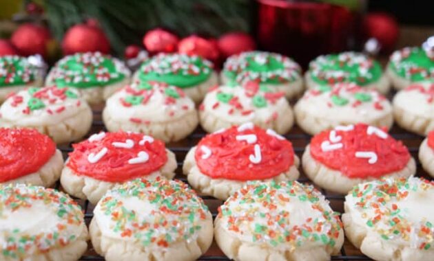Christmas cookies (mini bitesize cookies)