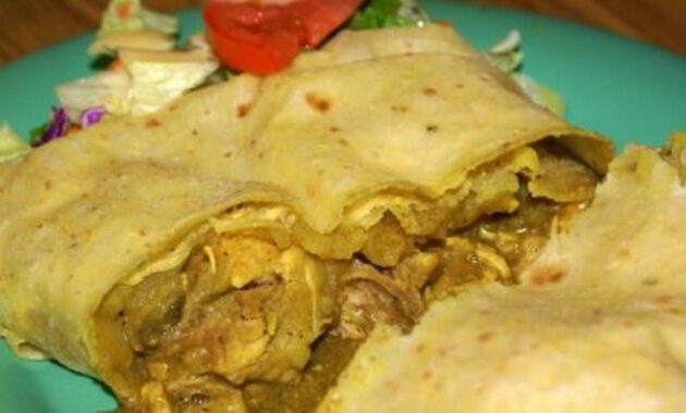 Chicken Roti Trinidad Style Recipe