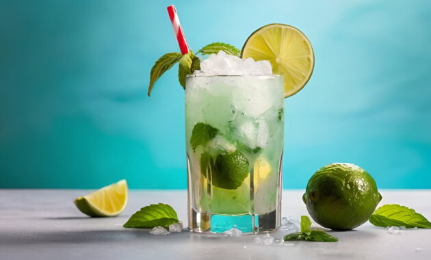 Frozen Mojito Cocktail Recipe MINUTE BARTENDER