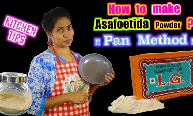 How to Make Asafoetida Powder STOVE METHOD YouTube