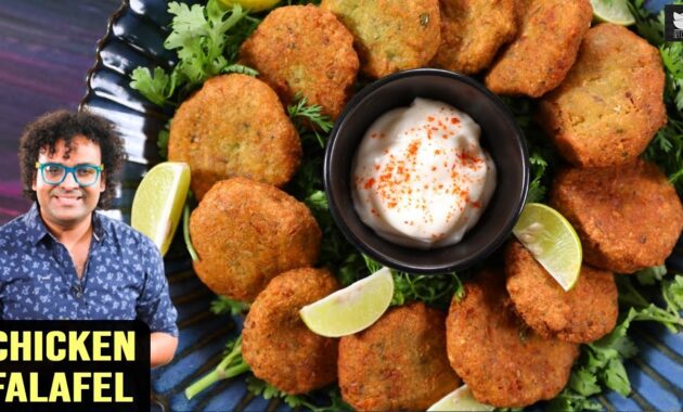 Chicken Falafel Quick & Easy Recipe Chicken & Chickpea Fritters