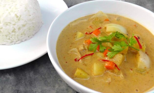 Thai Massaman Curry Vegan Vegetarian Recipe YouTube
