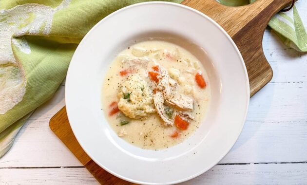 Chicken and dumplings cozy comfort food 31 daily