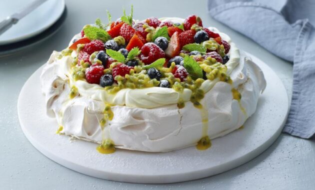 The Hairy Bikers' summer fruit pavlova recipe BBC Food