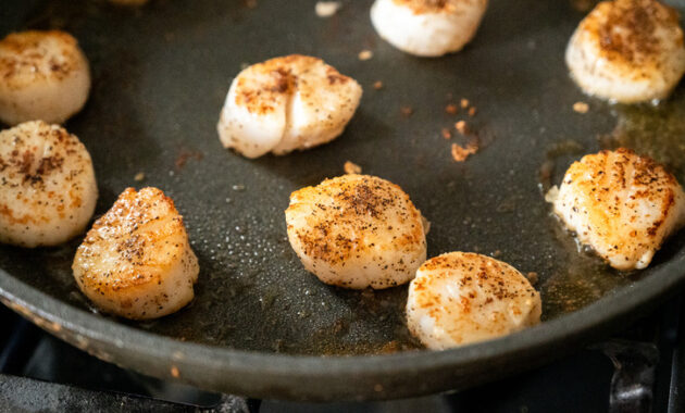 Simple seared scallops recipe