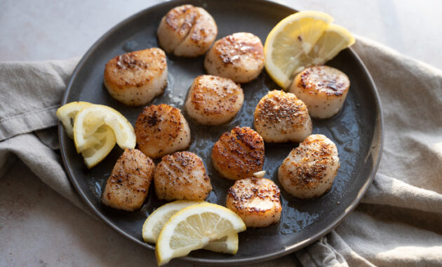 Simple seared scallops recipe