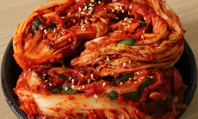 Spicy Cabbage Kimchi Recipe JamiesItalian.sg