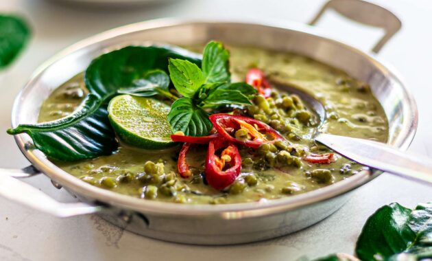 Mung Bean Coconut Curry (ThaiStyle) Foodaciously