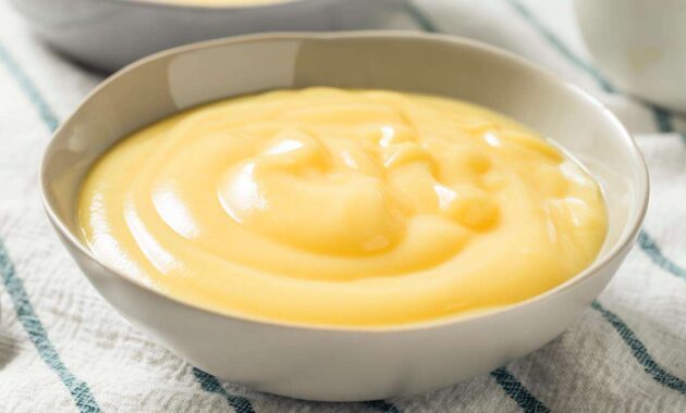 Authentic Recipe Of English Custard. Delicious Homemade Custard From
